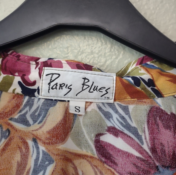 Two-piece vintage floral button-down shirt and high-waisted Grandmacore set - Picture 9 of 12